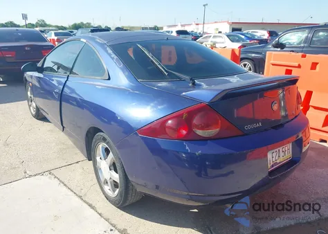 1999 Mercury Cougar V6 из США, поврежденный, VIN 1ZWFT61L9X5606951